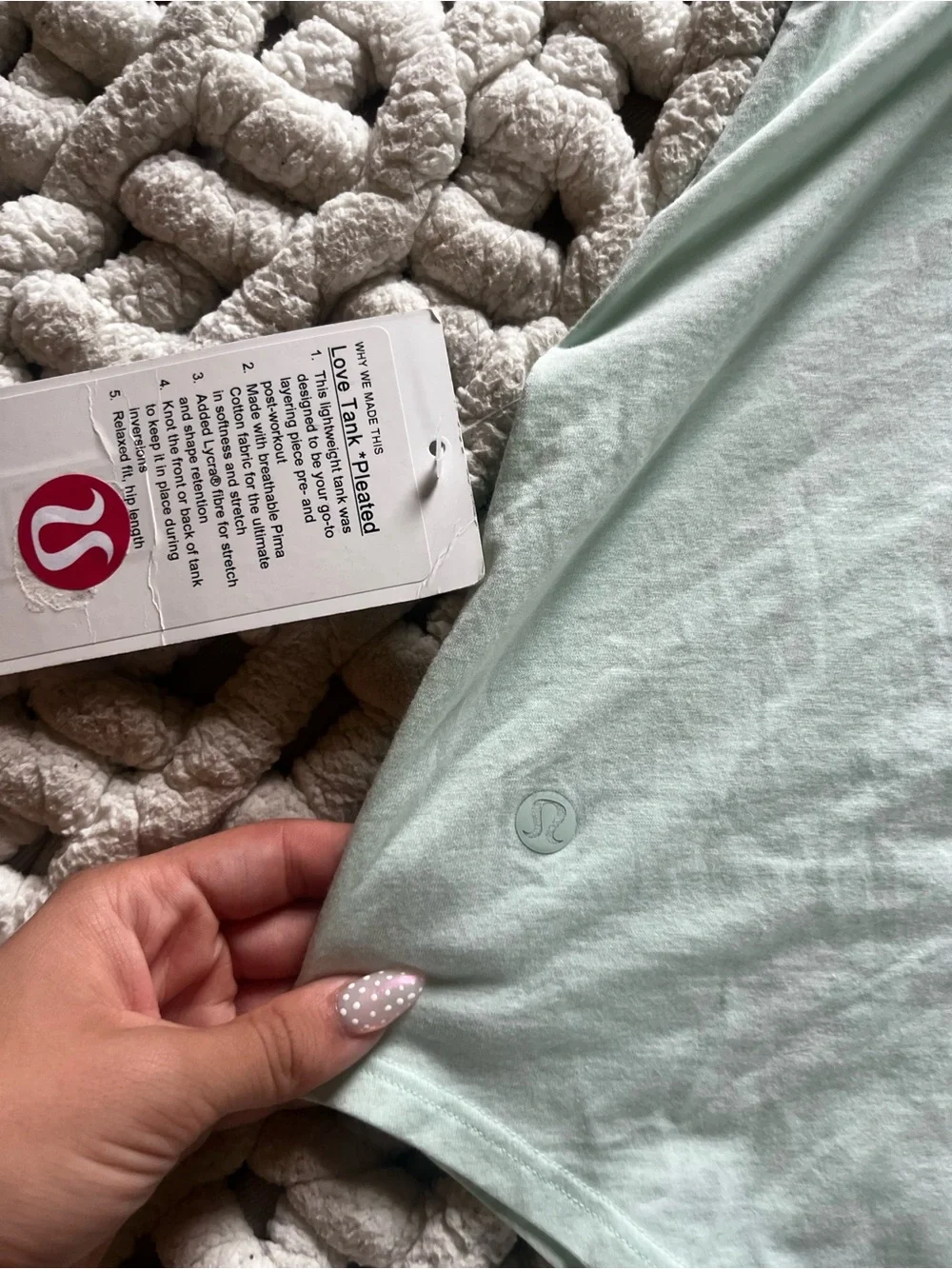 lululemon athletica Light Mint Racerback Tank